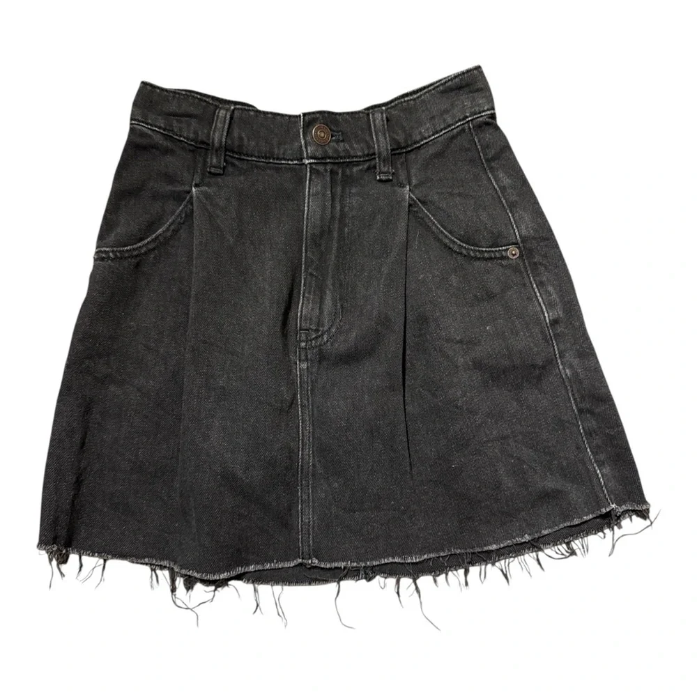 We The Free Charcoal Mini Skirt‎